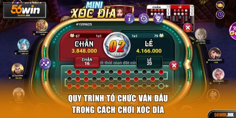 Cách Chơi Xóc Dĩa Tại 56WIN Cực Dễ Hiểu Dành Cho Tân Binh 3 Quy trình tổ chức ván đấu trong cách chơi xóc dĩa