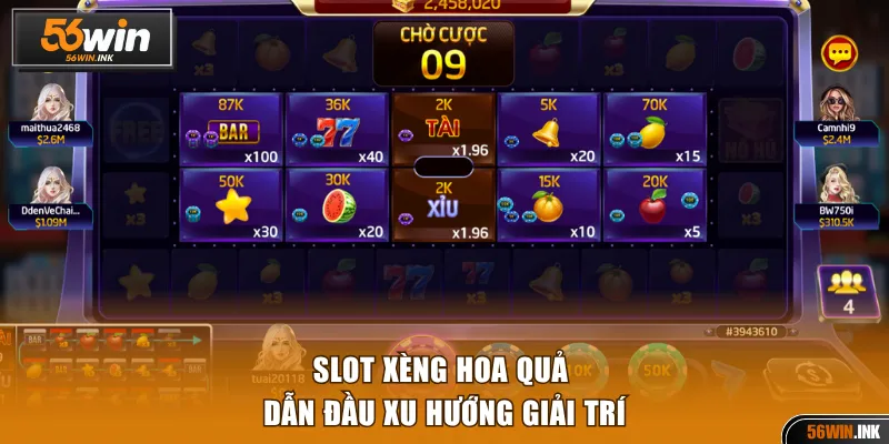 Cách Chơi Xèng Hoa Quả 56WIN Đơn Giản Từ A - Z Cho Newbie 2 Slot Xèng Hoa Quả dẫn đầu xu hướng giải trí